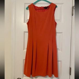 Forever 21 Sleeveless Dress fitted top and full bottom Polyester & Spandex Sz Lg